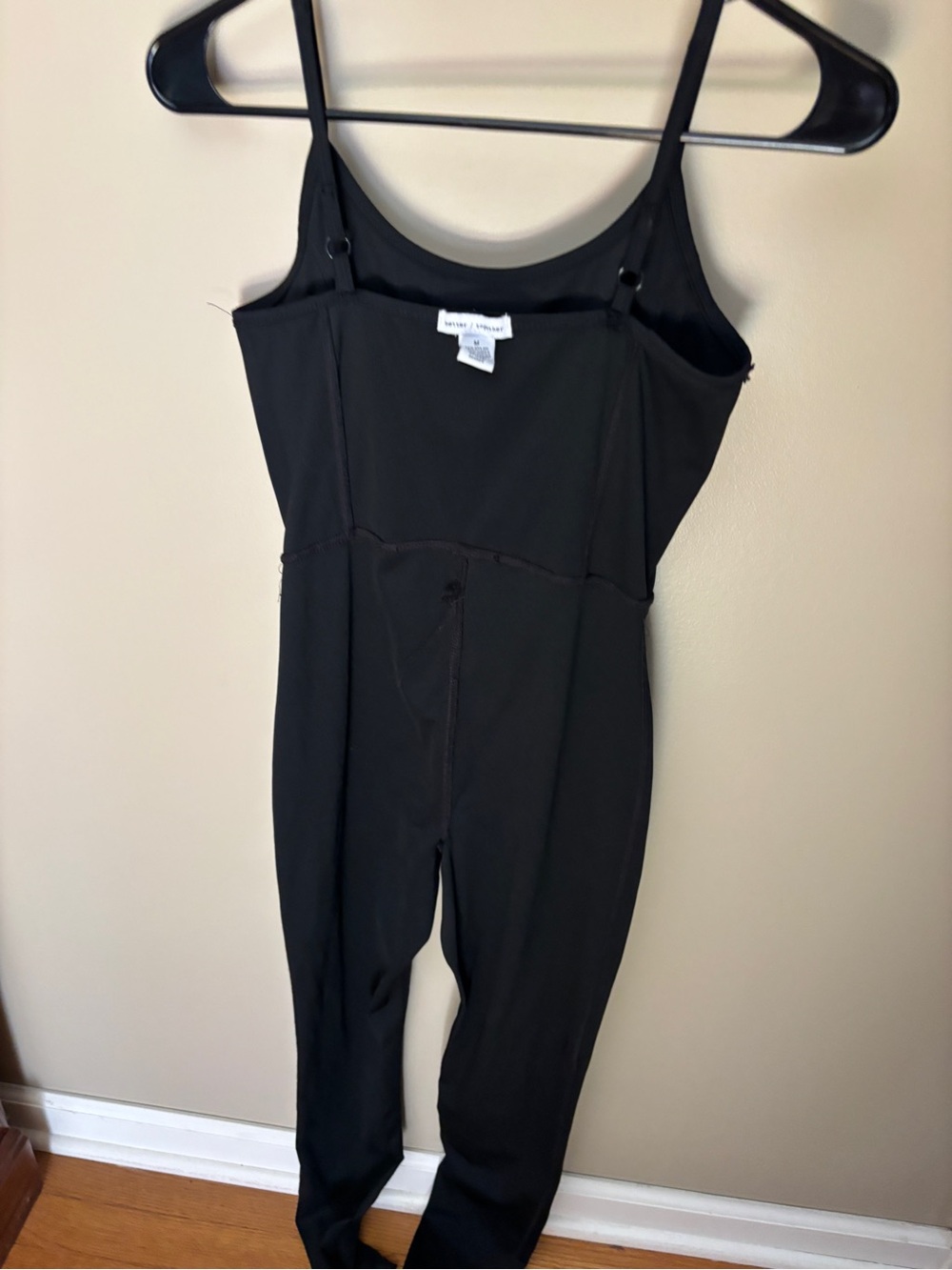 Black Sleeveless Jumpsuit with Adjustable Straps